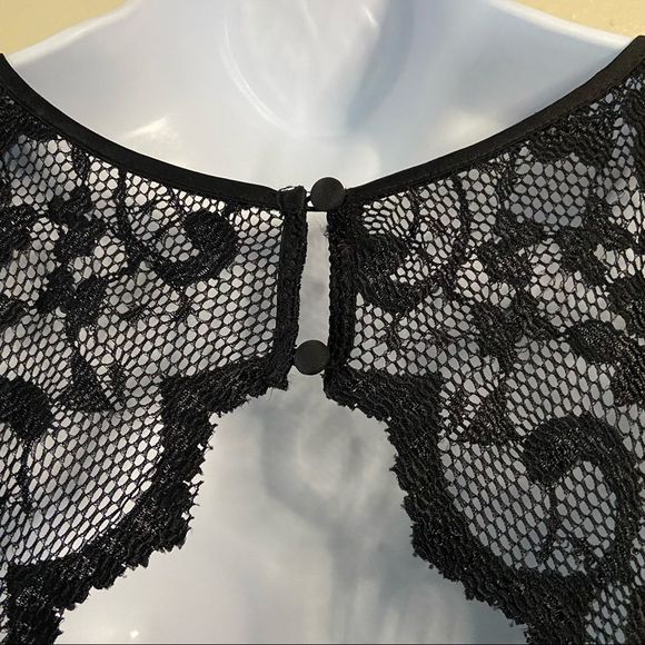 ELIZA J Lace Round Neck Cap Sleeve Sheath Dress - Picture 9 of 14